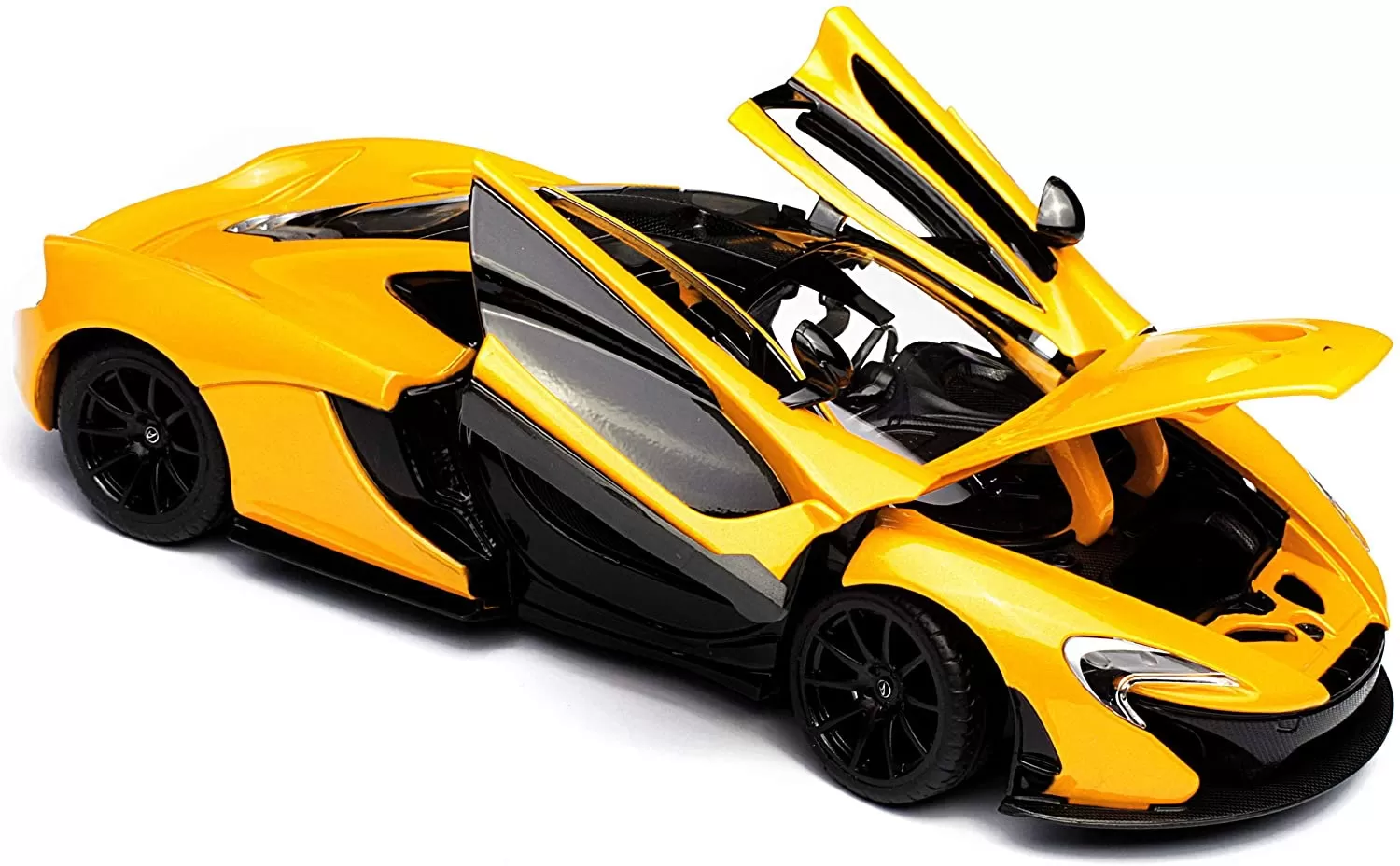 Masinuta metalica mclaren p1 galben scara 1 la 24, varsta de la 3 ani la +15 ani [3]