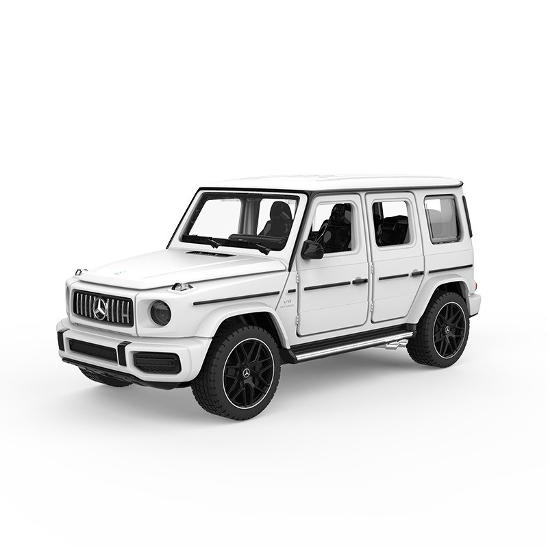 Masinuta metalica merceded benz amg g63 alb scara 1 la 32, varsta de la 3 ani la +15 ani [4]