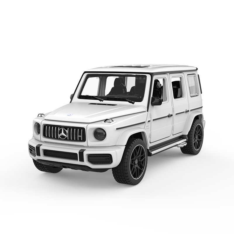 Masinuta metalica merceded benz amg g63 alb scara 1 la 32, varsta de la 3 ani la +15 ani [3]