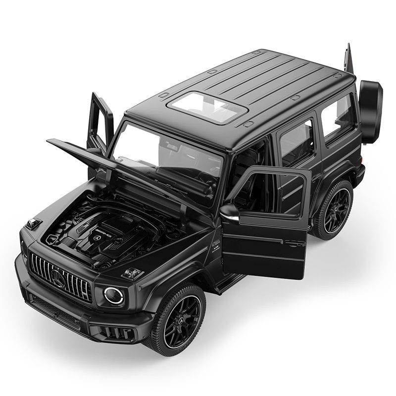 Masinuta metalica mercedes amg g63 negru scara 1 la 24 [2]