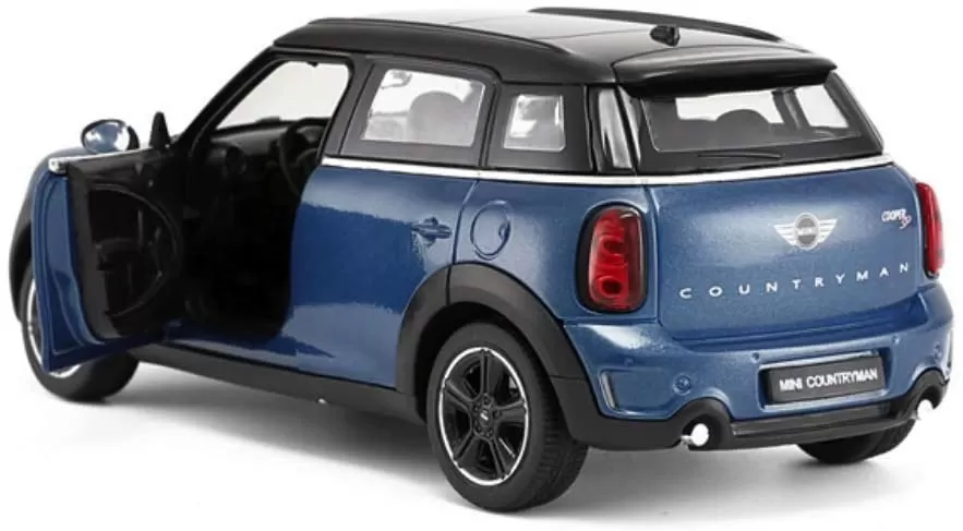 Masinuta metalica minicooper albastru scara 1 la 24, varsta de la 3 ani la +15 ani [4]
