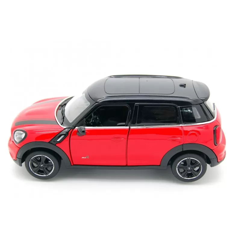 Masinuta metalica minicooper rosu scara 1 la 24, varsta de la 3 ani la +15 ani [3]