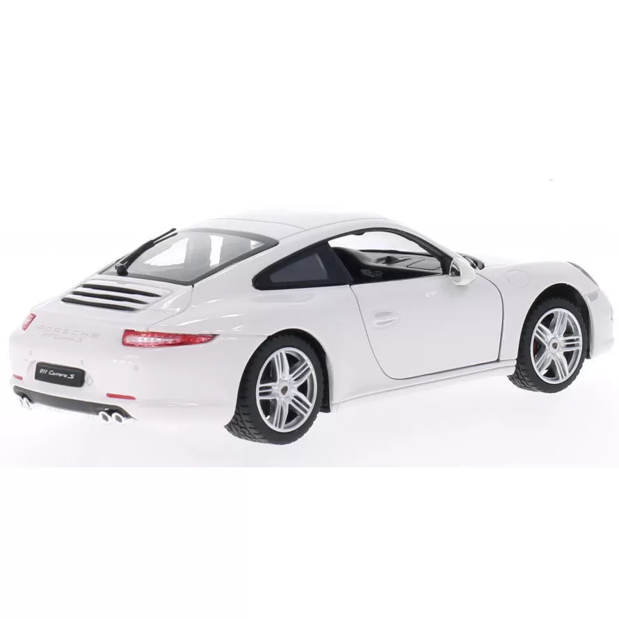 Masinuta metalica porsche 911 alb scara 1 la 24, varsta de la 3 ani la +15 ani [6]