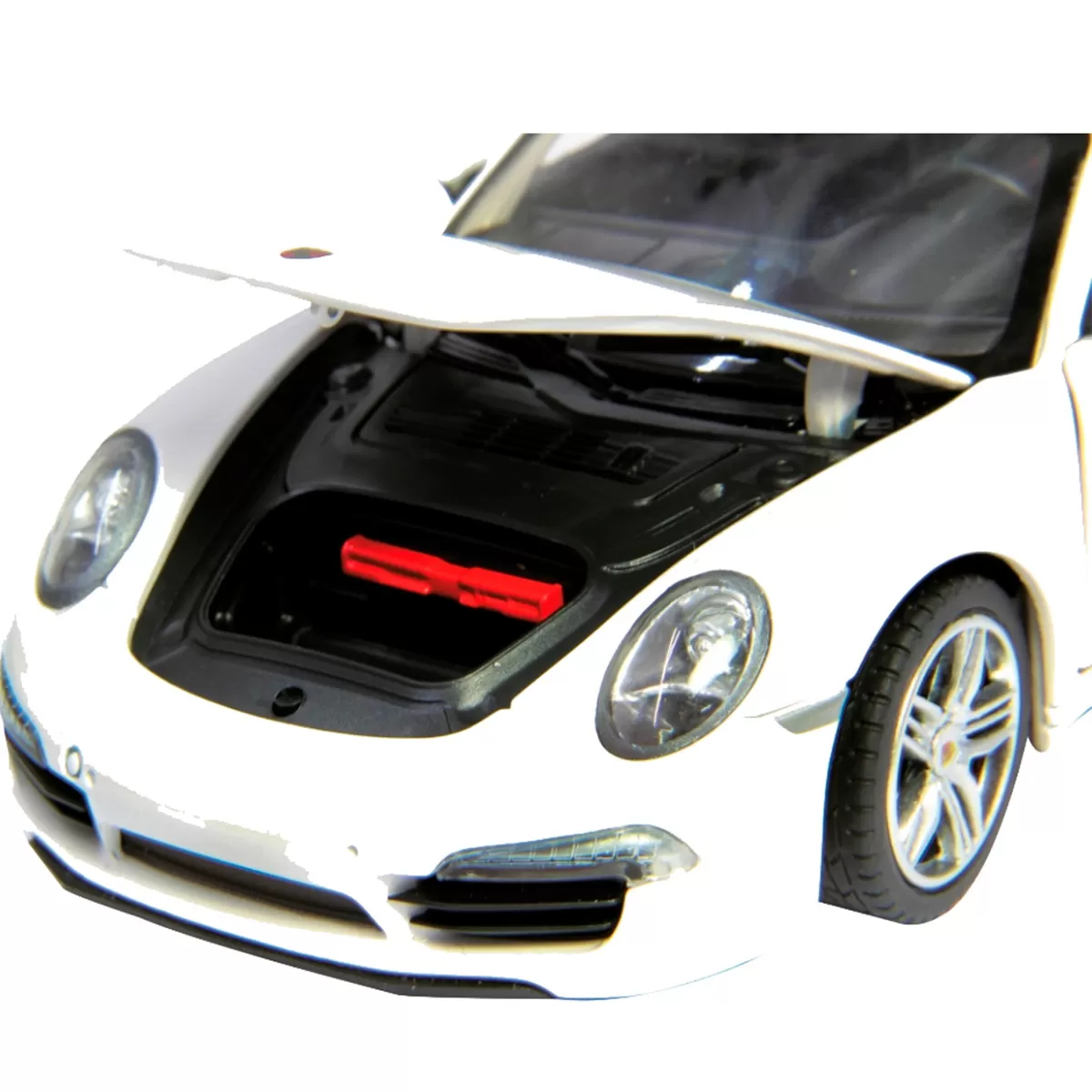 Masinuta metalica porsche 911 alb scara 1 la 24, varsta de la 3 ani la +15 ani [3]