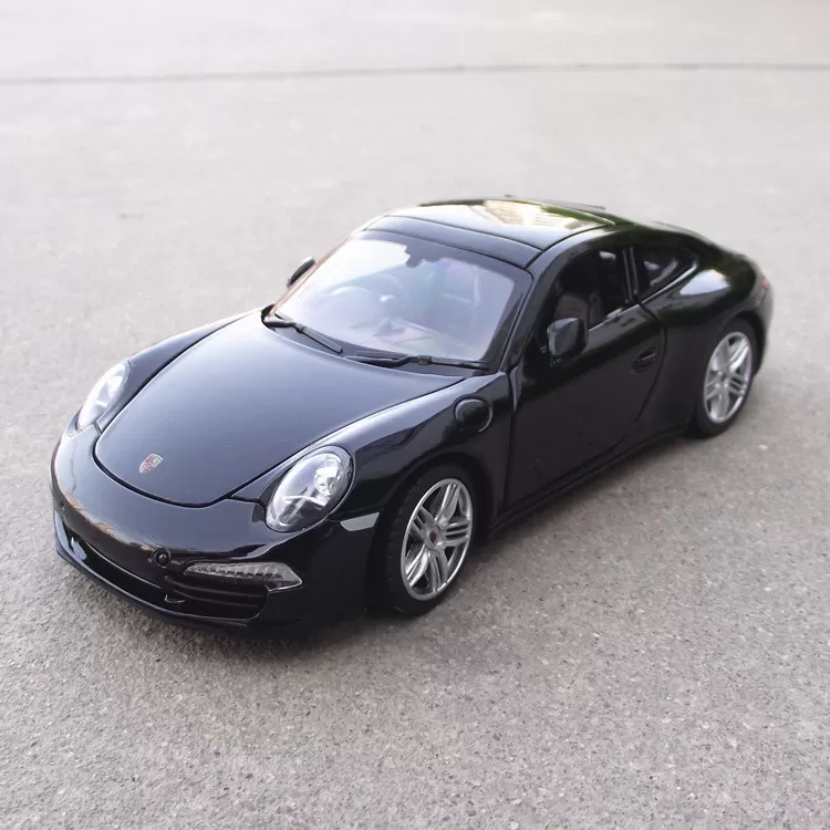 Masinuta metalica porsche 911 negru scara 1 la 24, varsta de la 3 ani la +15 ani [5]