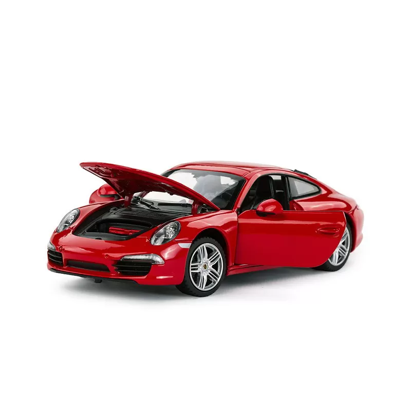 Masinuta metalica porsche 911 rosu scara 1 la 24, varsta de la 3 ani la +15 ani [5]