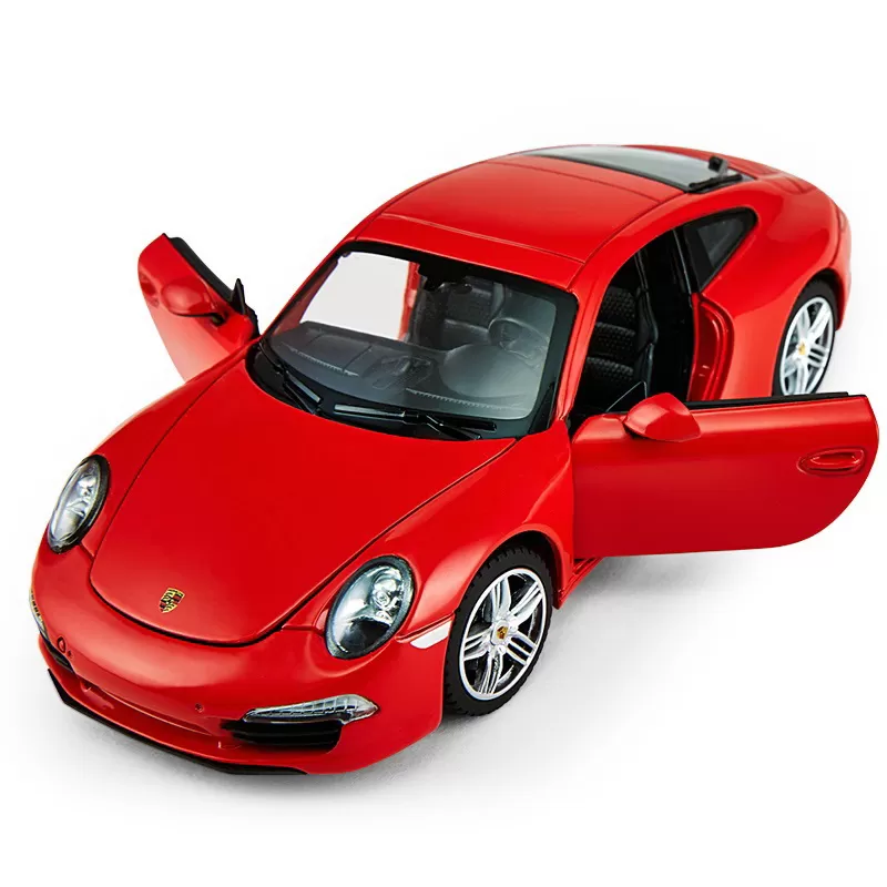 Masinuta metalica porsche 911 rosu scara 1 la 24, varsta de la 3 ani la +15 ani [6]