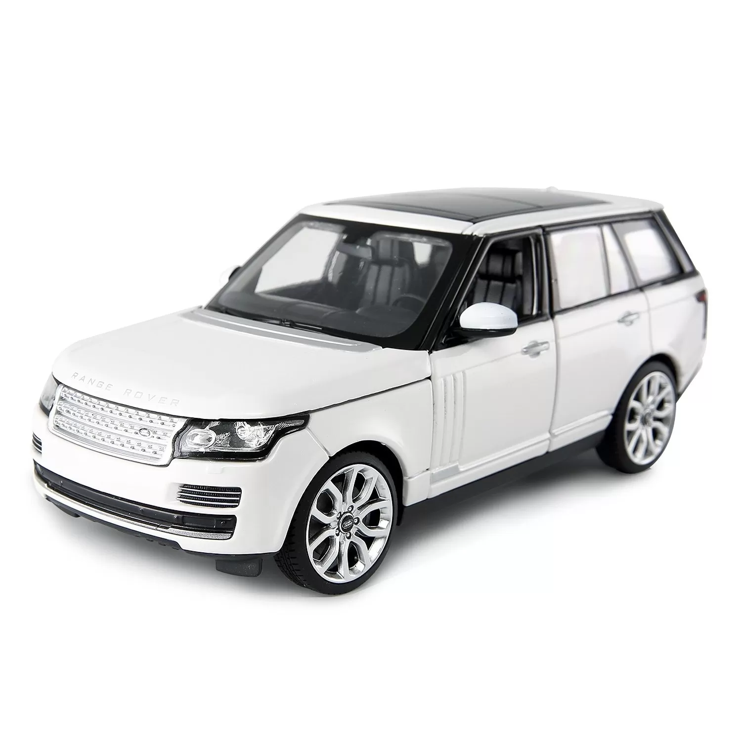Masinuta metalica range rover alb scara 1 la 24, varsta de la 3 ani la +15 ani [9]