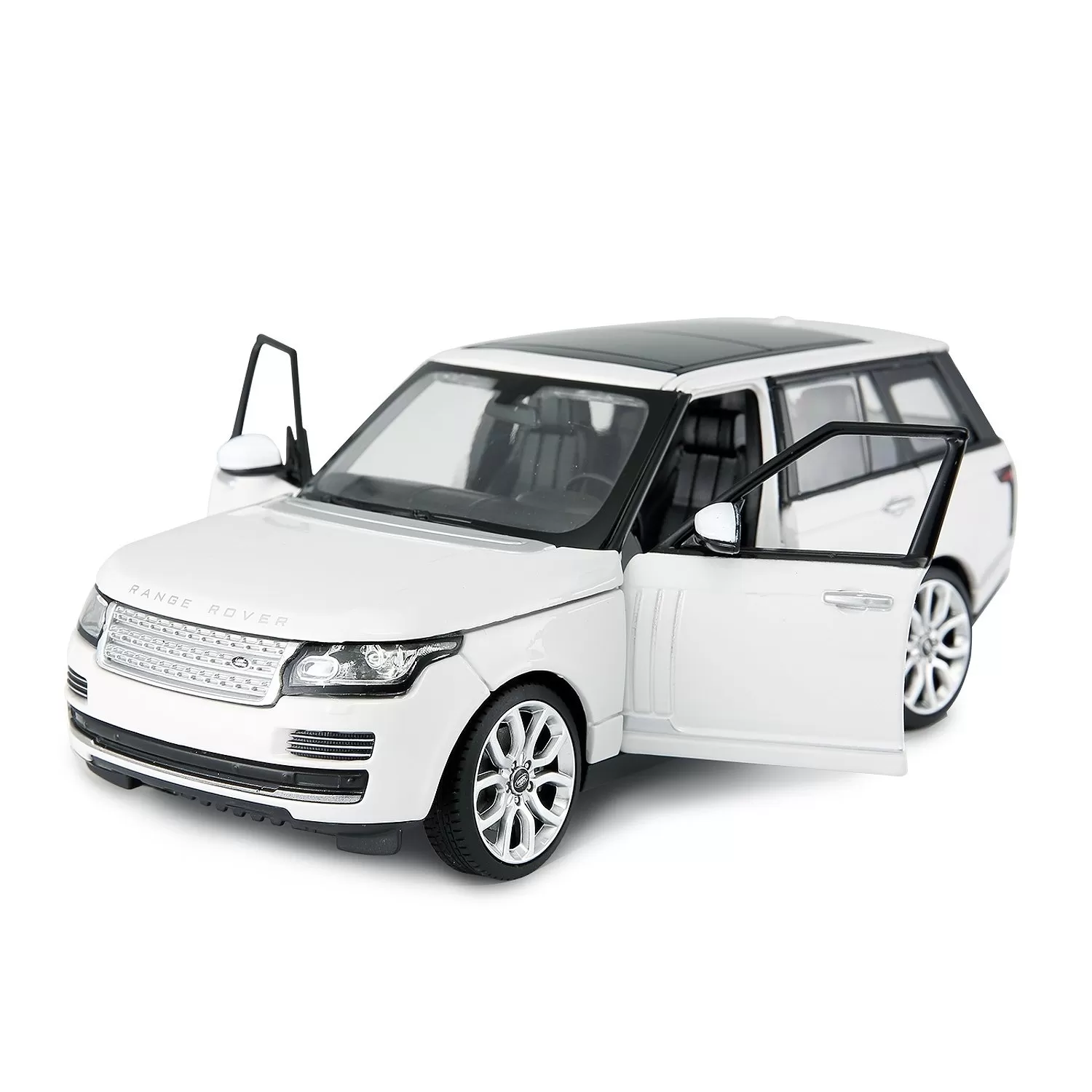 Masinuta metalica range rover alb scara 1 la 24, varsta de la 3 ani la +15 ani [2]