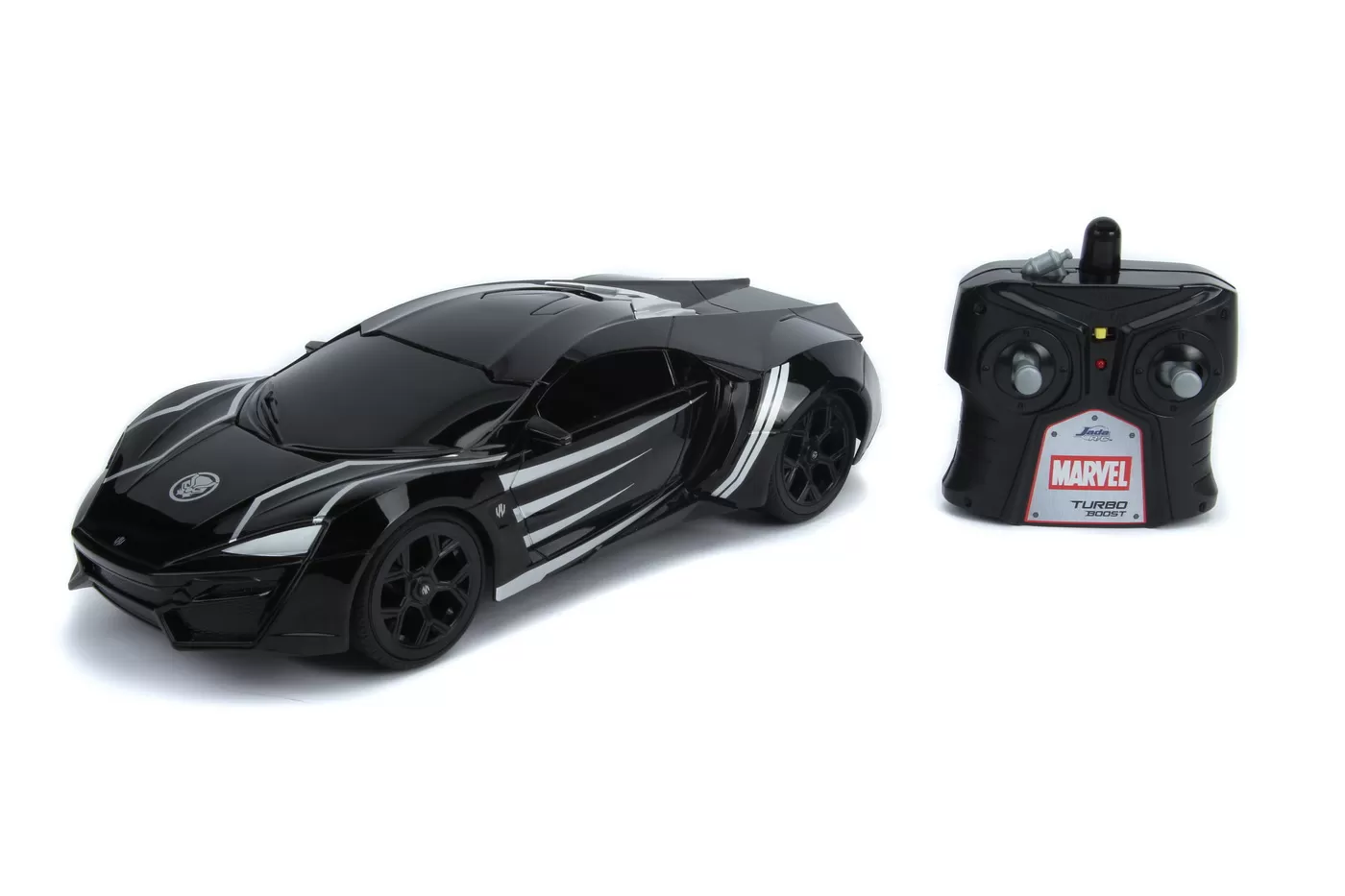 Masinuta radiocomandata black panther lykan scara 1 la 16 [2]
