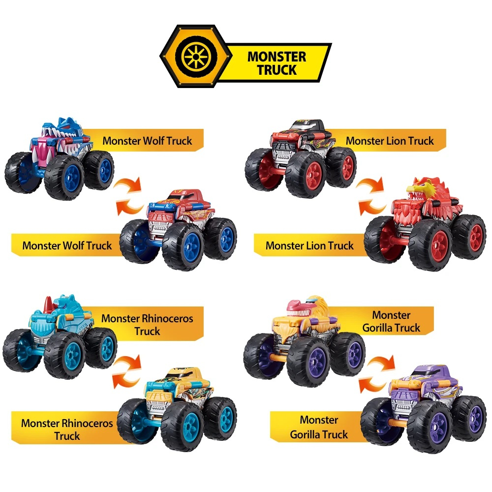 Masinuta transformabila, 2 in1 Monster Car copii varsta 3-5 ani|5-7 ani [2]