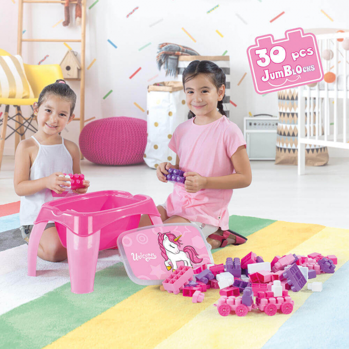 Masuta de activitati cu 30 cuburi de construit ⭐ Micostore.ro [2]