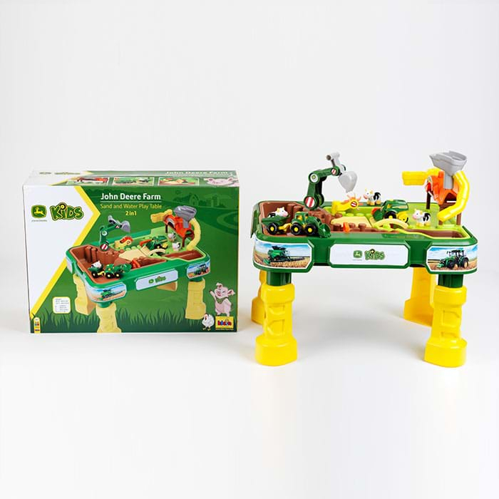 Masuta de joaca cu apa si nisip 2 in 1 - Ferma John Deere [16]