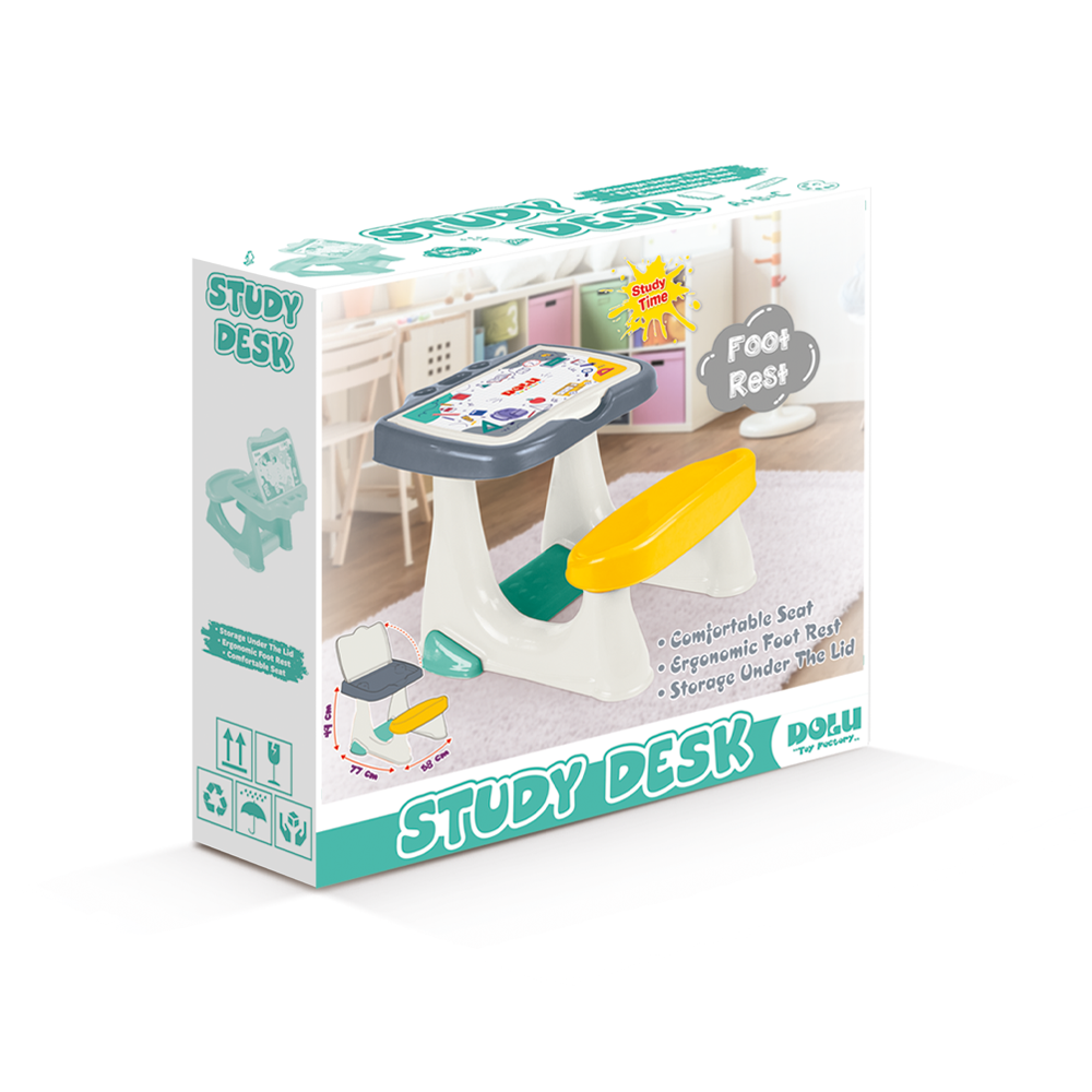 Masuta de studiu si desen cu scaun pastel [2]
