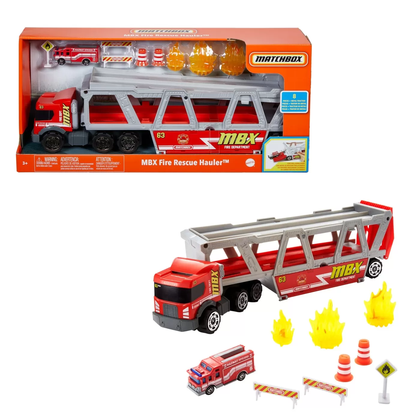 Matchbox autospeciala pentru pompieri mbx, varsta de la 3 ani la 8 ani [8]