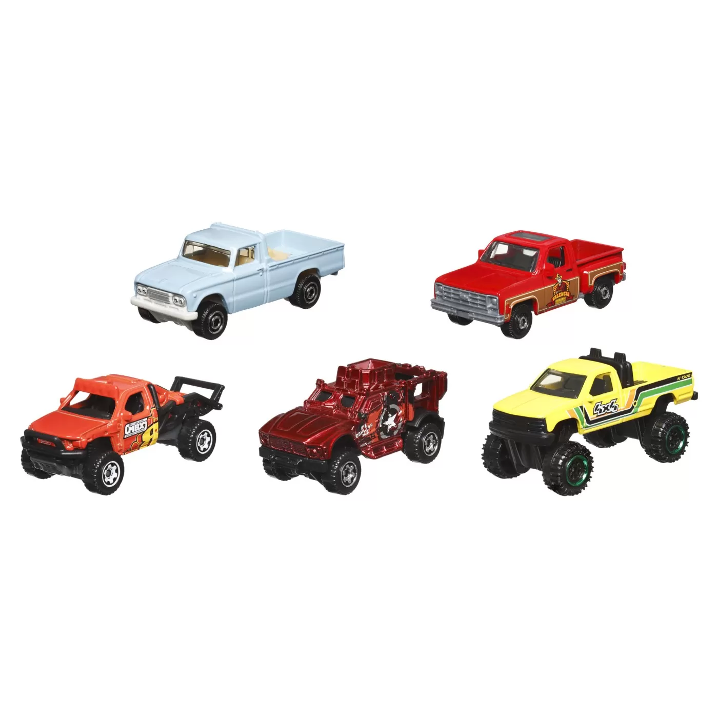 Matchbox set 5 masinute metalice mbx off road scara 1:64, varsta de la 3 ani la 12 ani [2]