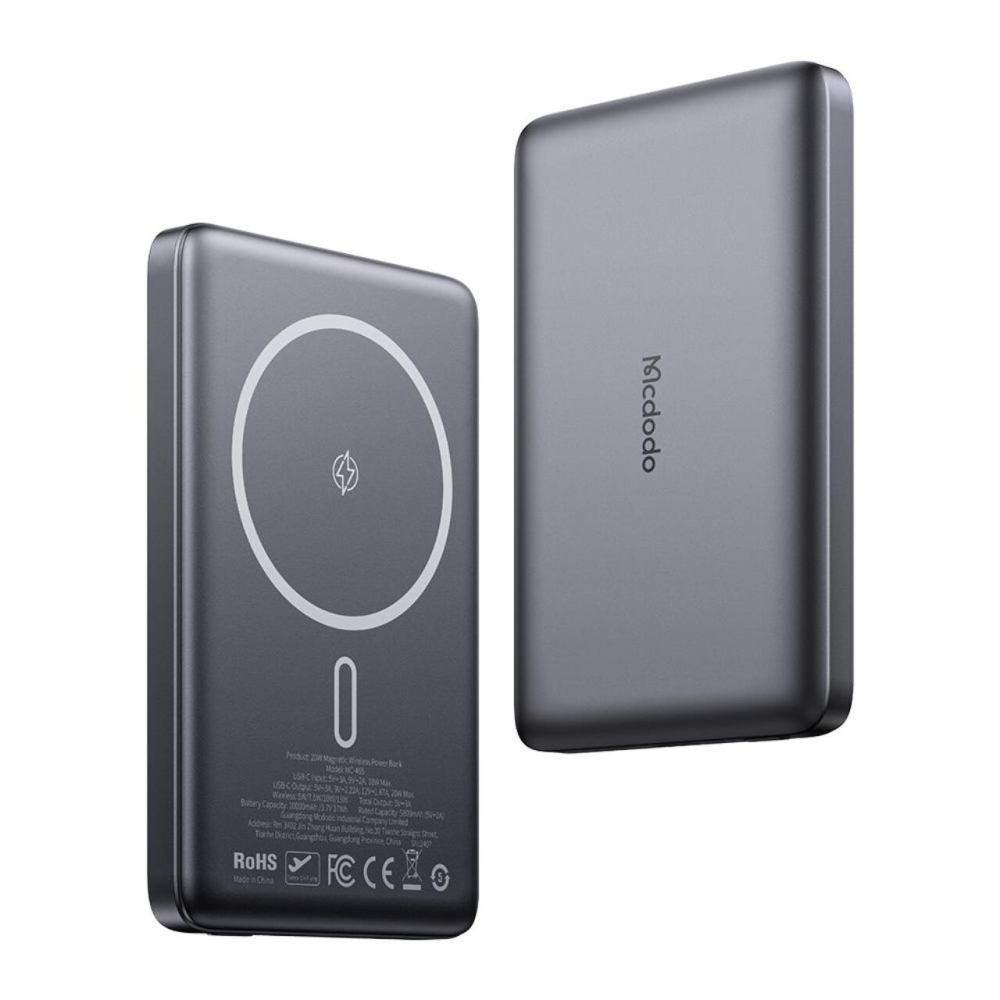 Mcdodo Acumulator Extern 10000mAh Meta Series Ultra-Thin Design, 20W, Negru [2]