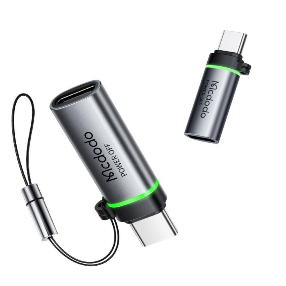 Mcdodo Adaptor Type-C la Type-C PD 100W Auto Power Off , 5A, 480Mbps, incarcare si sincronizare date, cu snur, Negru [4]