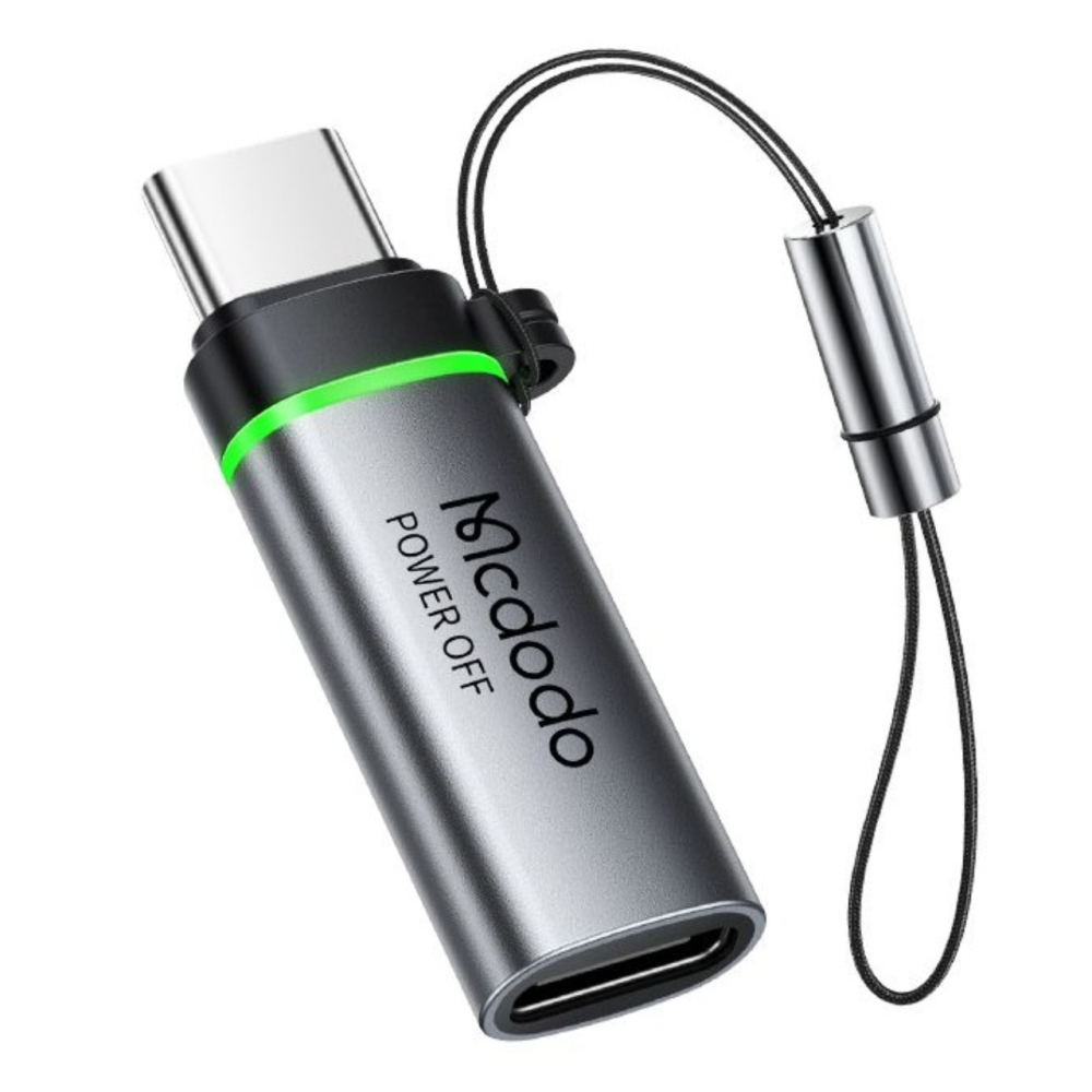 Mcdodo Adaptor Type-C la Type-C PD 100W Auto Power Off , 5A, 480Mbps, incarcare si sincronizare date, cu snur, Negru [9]