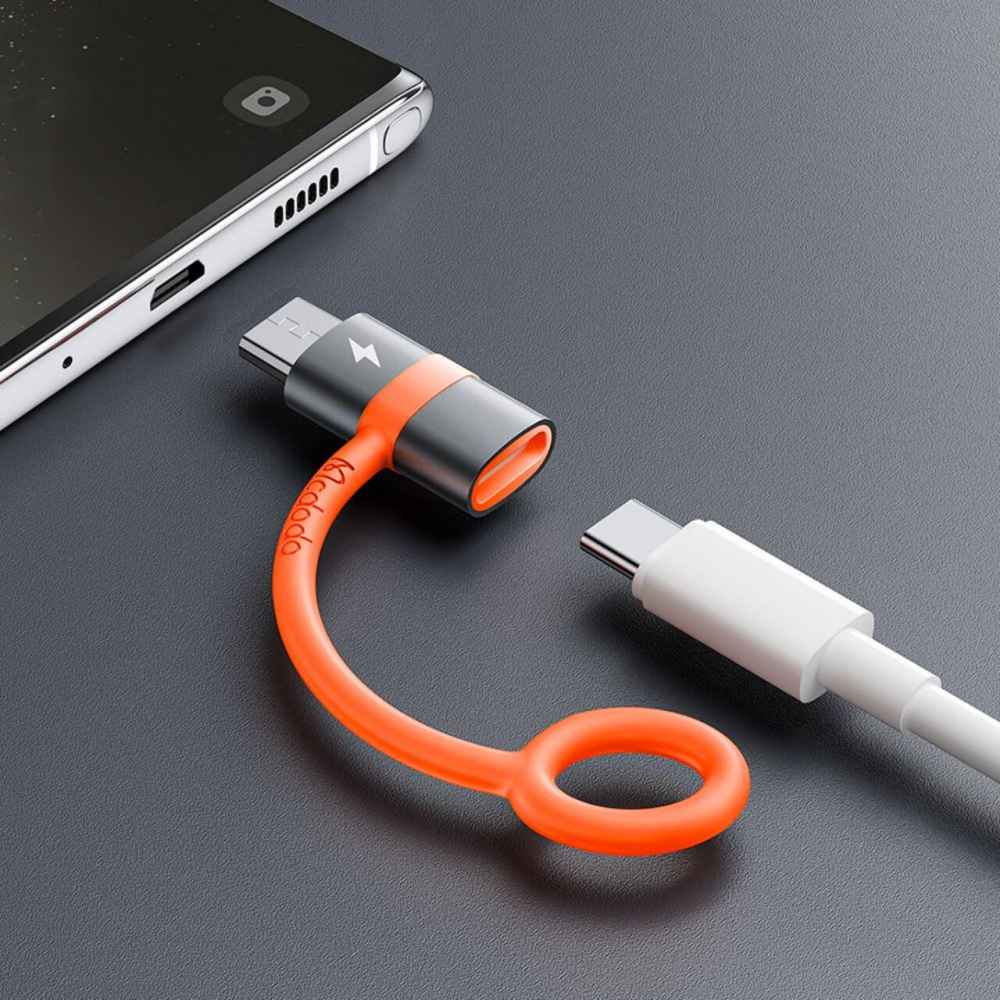 Mcdodo Adaptor USB-C la MicroUSB Negru [3]