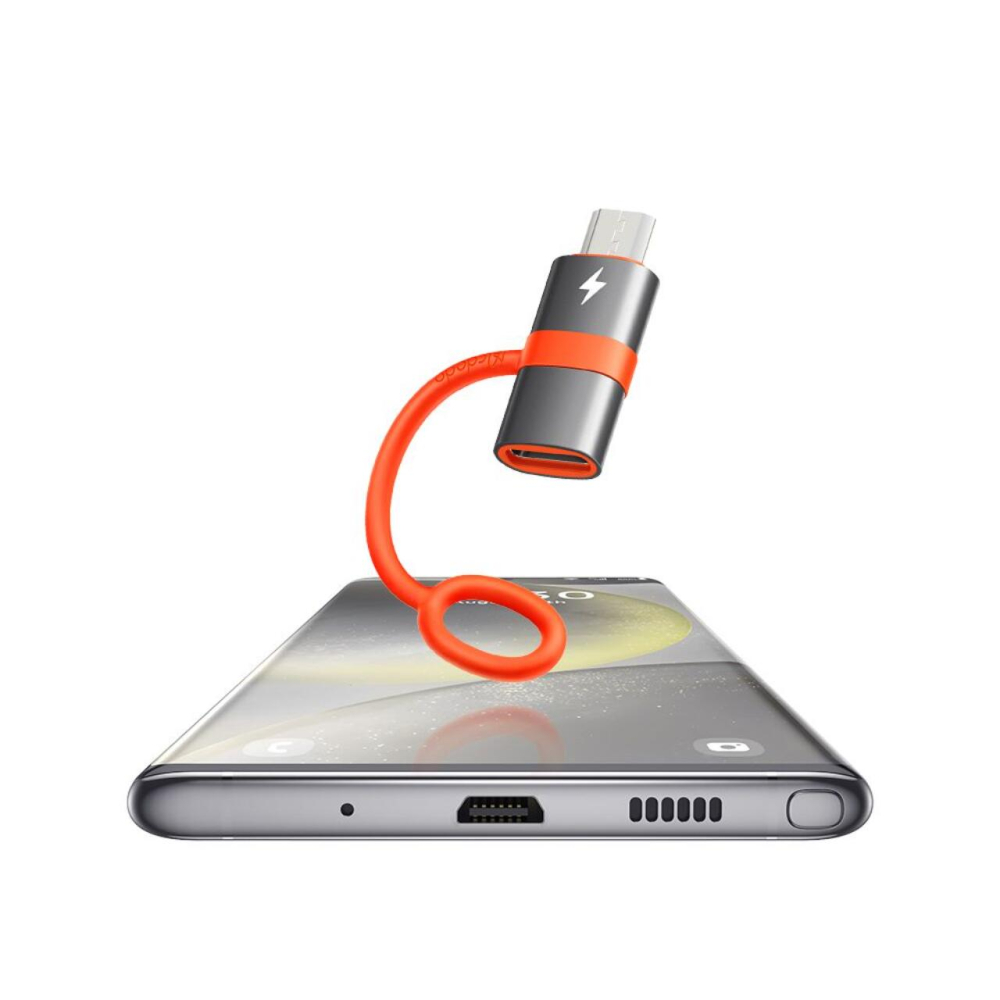 Mcdodo Adaptor USB-C la MicroUSB Negru [6]