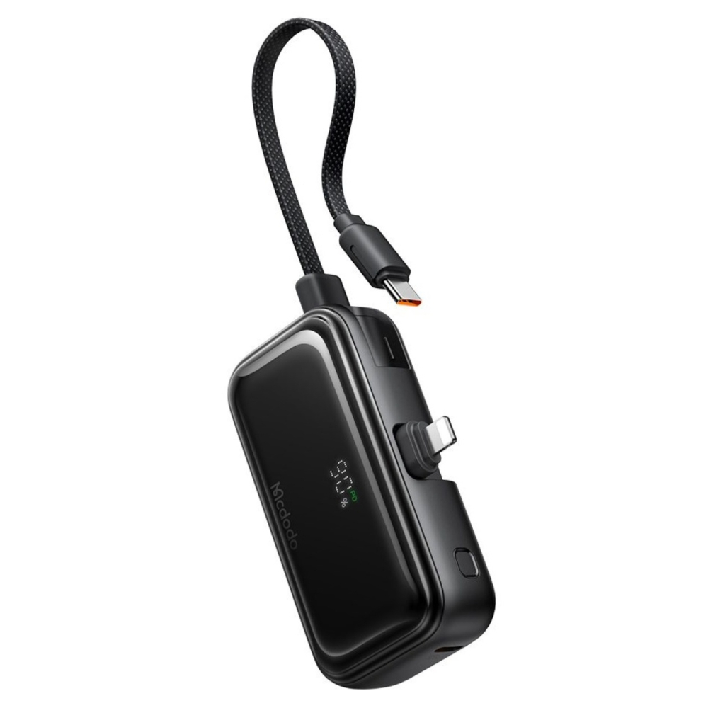 Mcdodo Baterie Externa FreeKit Series 5000mAh, 22.5W, cablu și Connector Lightning Negru [13]