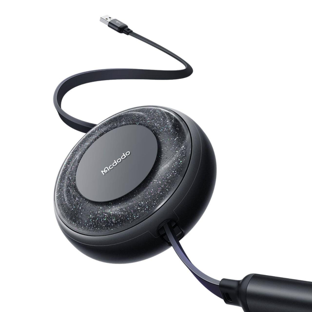 Mcdodo Cablu 3 in 1 USB la Lightning, MicroUSB si Type-C Super Fast Charging, 66W, 1.2m, Negru [1]