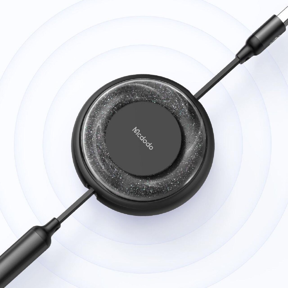 Mcdodo Cablu 3 in 1 USB la Lightning, MicroUSB si Type-C Super Fast Charging, 66W, 1.2m, Negru [4]