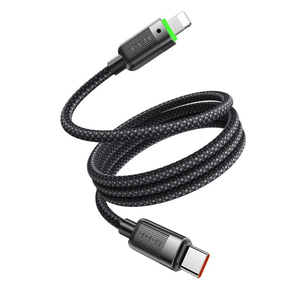 Mcdodo Cablu Type-C la Lightning 36W, Fast Charging Self-Winding Series, 1.2m Negru [9]