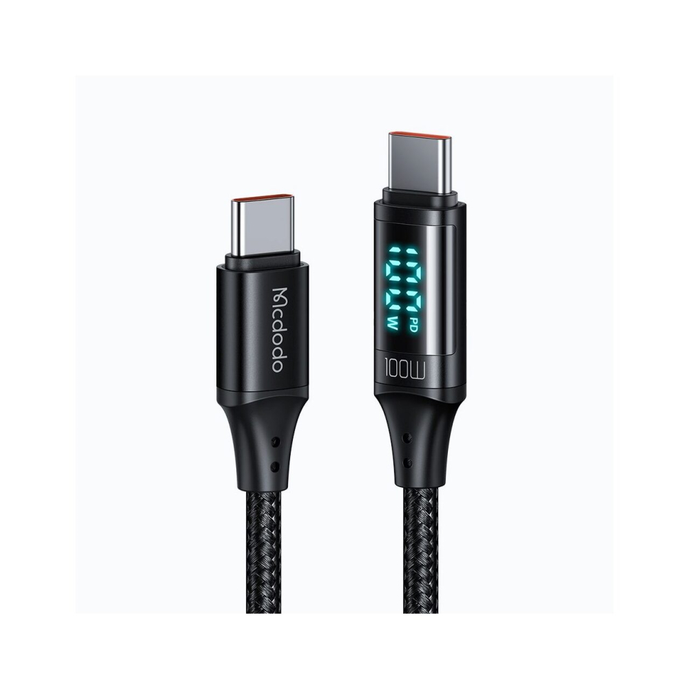 Mcdodo Cablu Type-C la Type-C Digital HD 100W, 1.2m, Black [1]