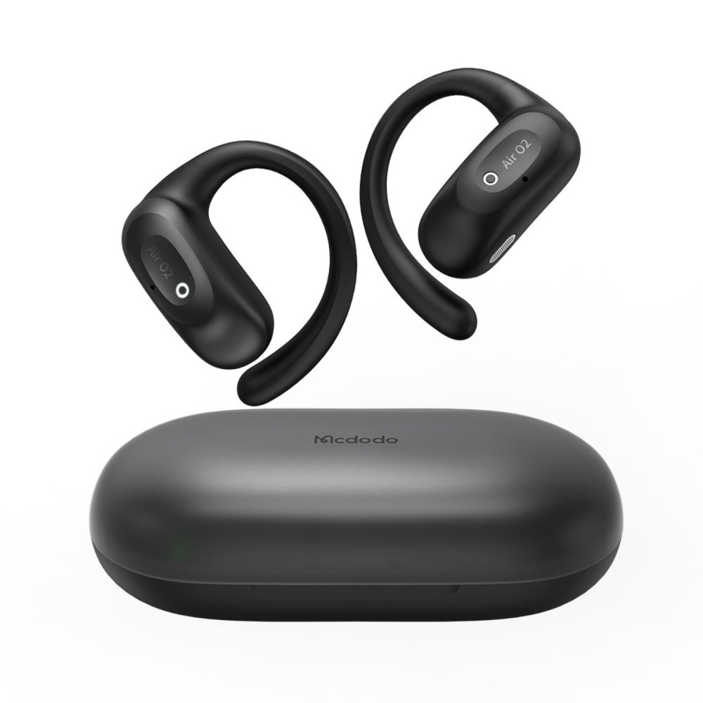 Mcdodo Casti Bluetooth Wireless Open-Ear OWS Air O2 Series, Design ergonomic, Negru [6]