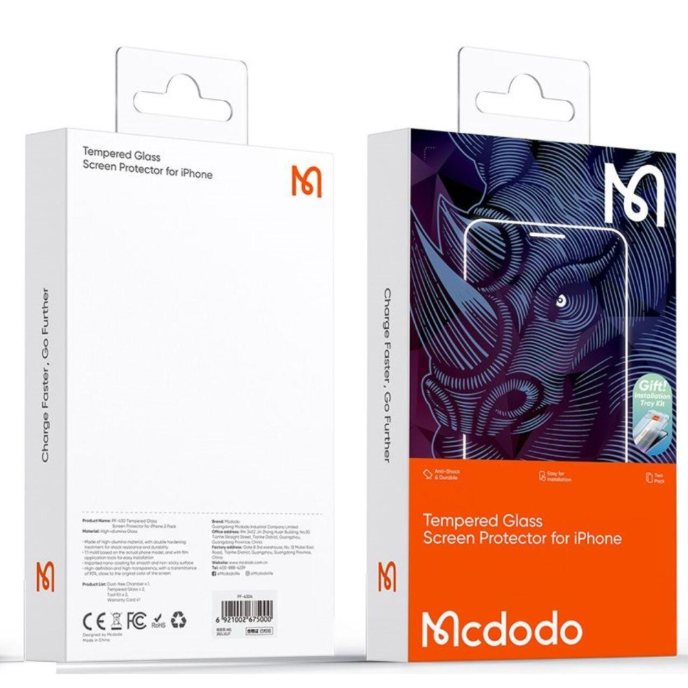 Mcdodo Folie Glass iPhone 15 Transparent [4]