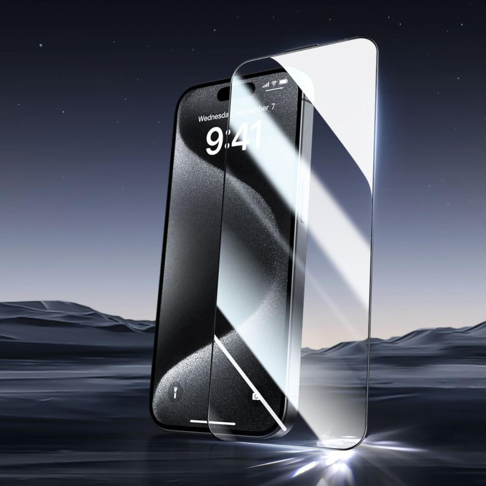 Mcdodo Folie Sticla iPhone 16 Plus cu Kit de instalare Easy Auto-Align, Transparent [7]