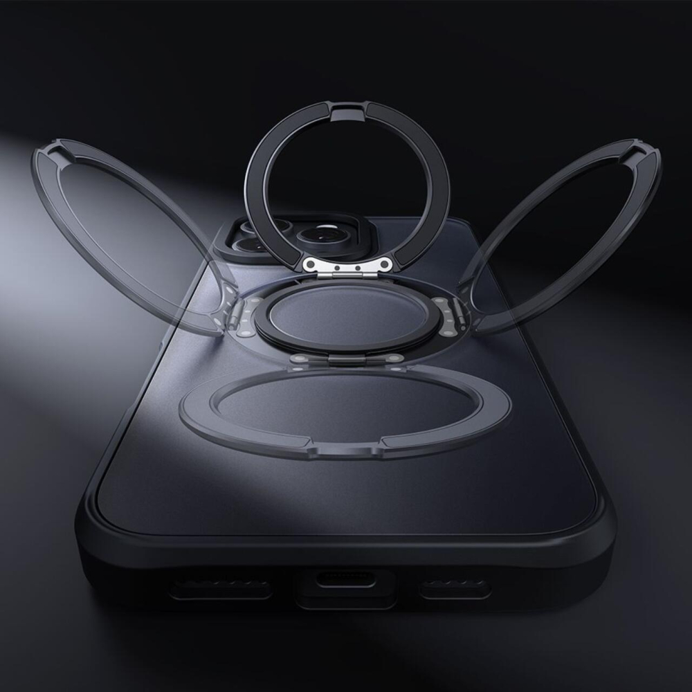 Mcdodo Husa Mata MagSafe iPhone 16 Pro cu suport Negru [2]