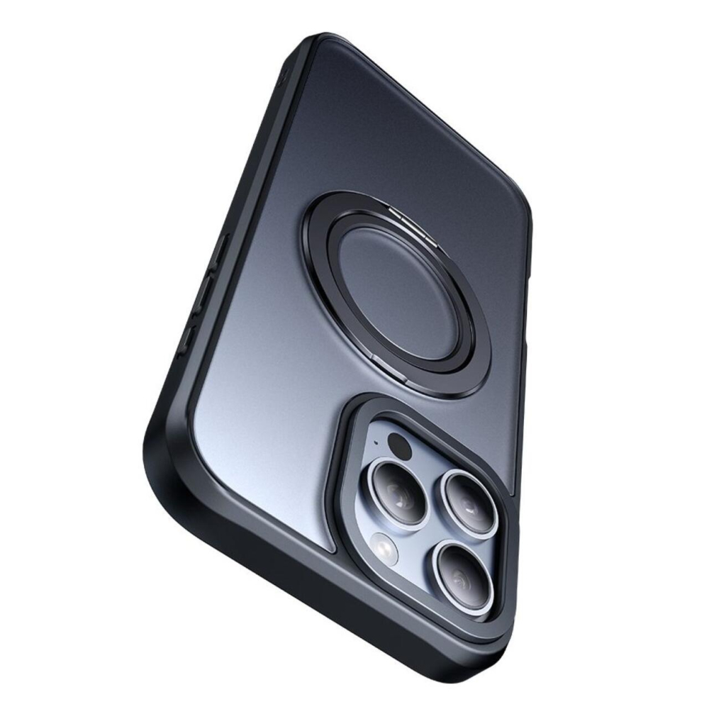Mcdodo Husa Mata MagSafe iPhone 16 Pro Max cu suport Negru [3]