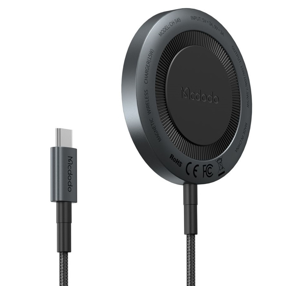 Mcdodo Incarcator Wireless Magnetic, 15W, 1m Negru [10]