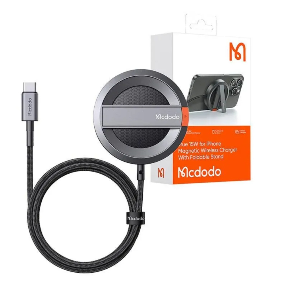 Mcdodo Incarcator wireless Magnetic, Suport, 15W, 1m Gri [11]