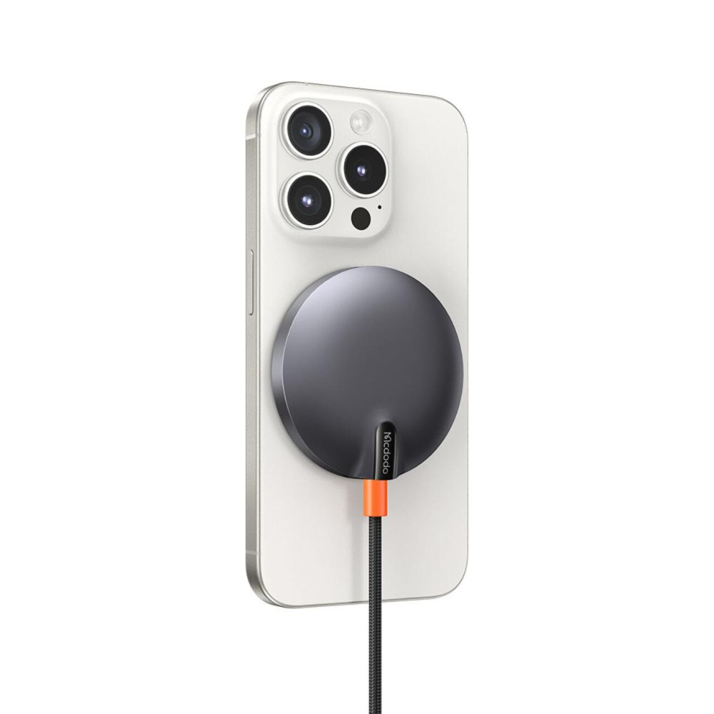 Mcdodo Incarcator wireless MagQ Magnetic, 15W, Qi2, cip MSC Negru [3]