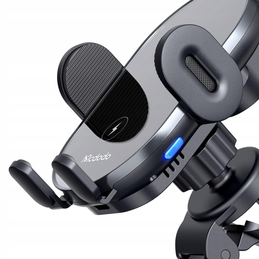 Mcdodo Suport Auto Magnetic ZN Series Dual Coil cu încarcare wireless, 15W, Negru [4]