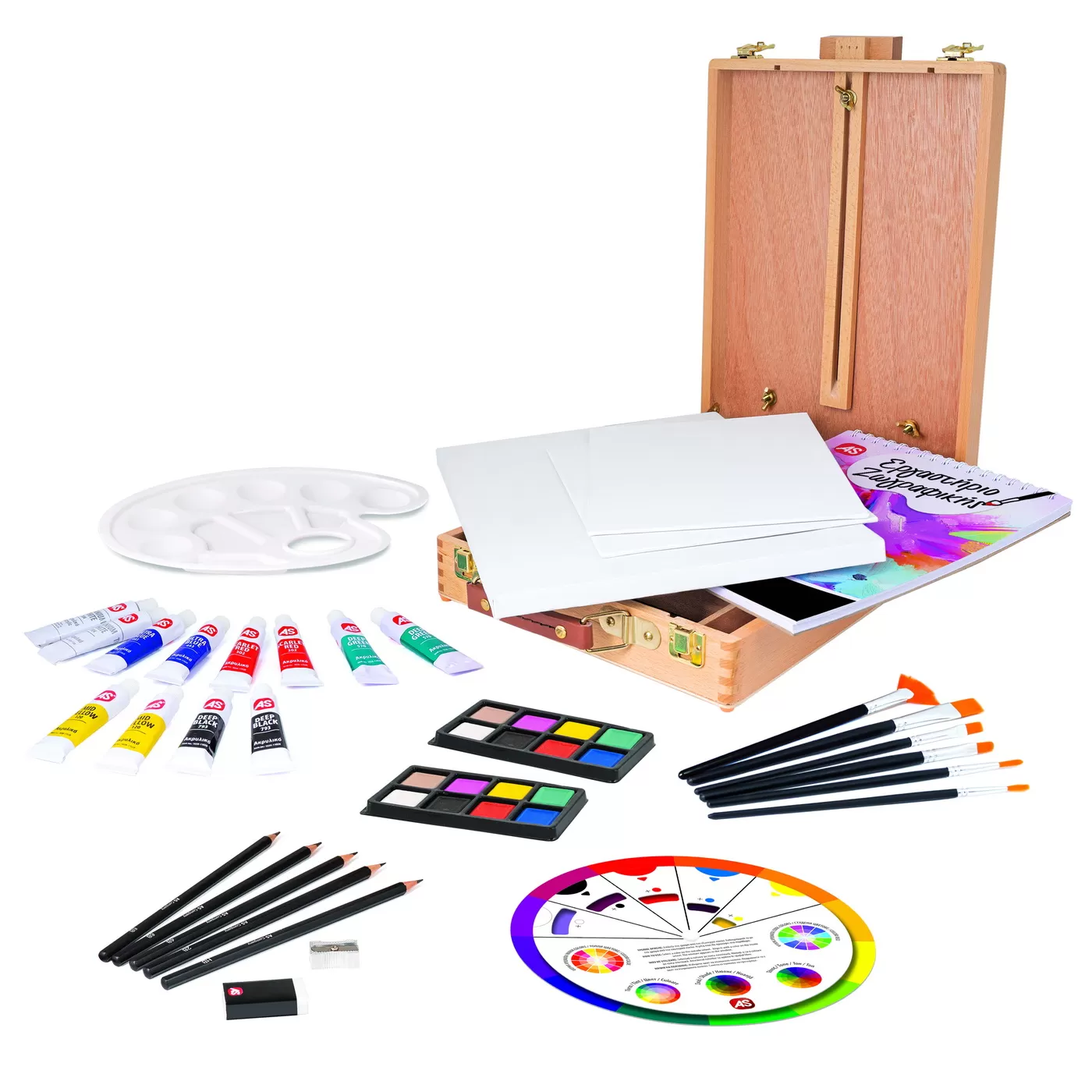 Mega atelierul de pictura 5 in 1, set desen si pictura cu sevalet, varsta de la 7 ani la 13 ani [2]