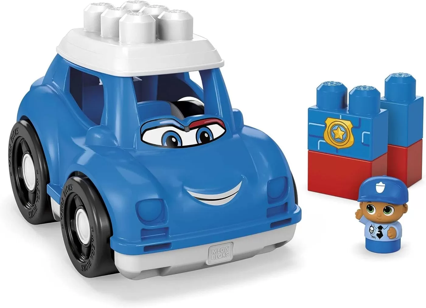 Mega bloks first builders vehicul peter police, varsta de la 1 an la 5 ani [2]