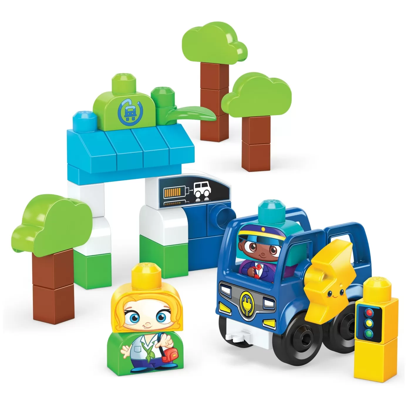Mega bloks set constructie 34 piese, varsta de la 1 an la 4 ani [2]