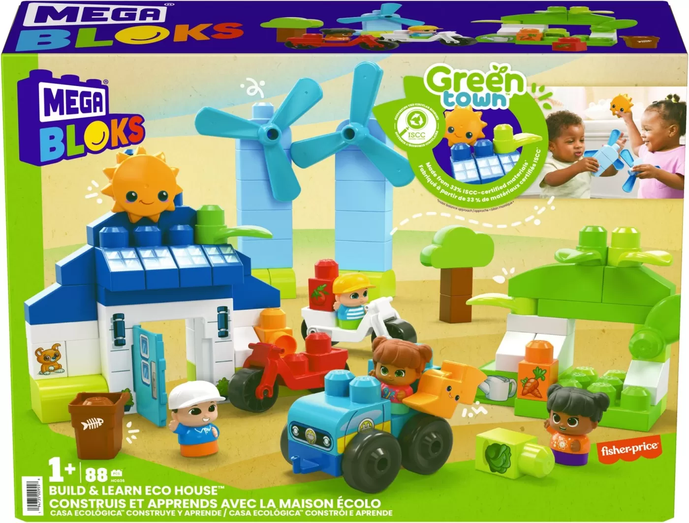 Mega bloks set constructie 92 piese, varsta de la 1 an la 3 ani [2]