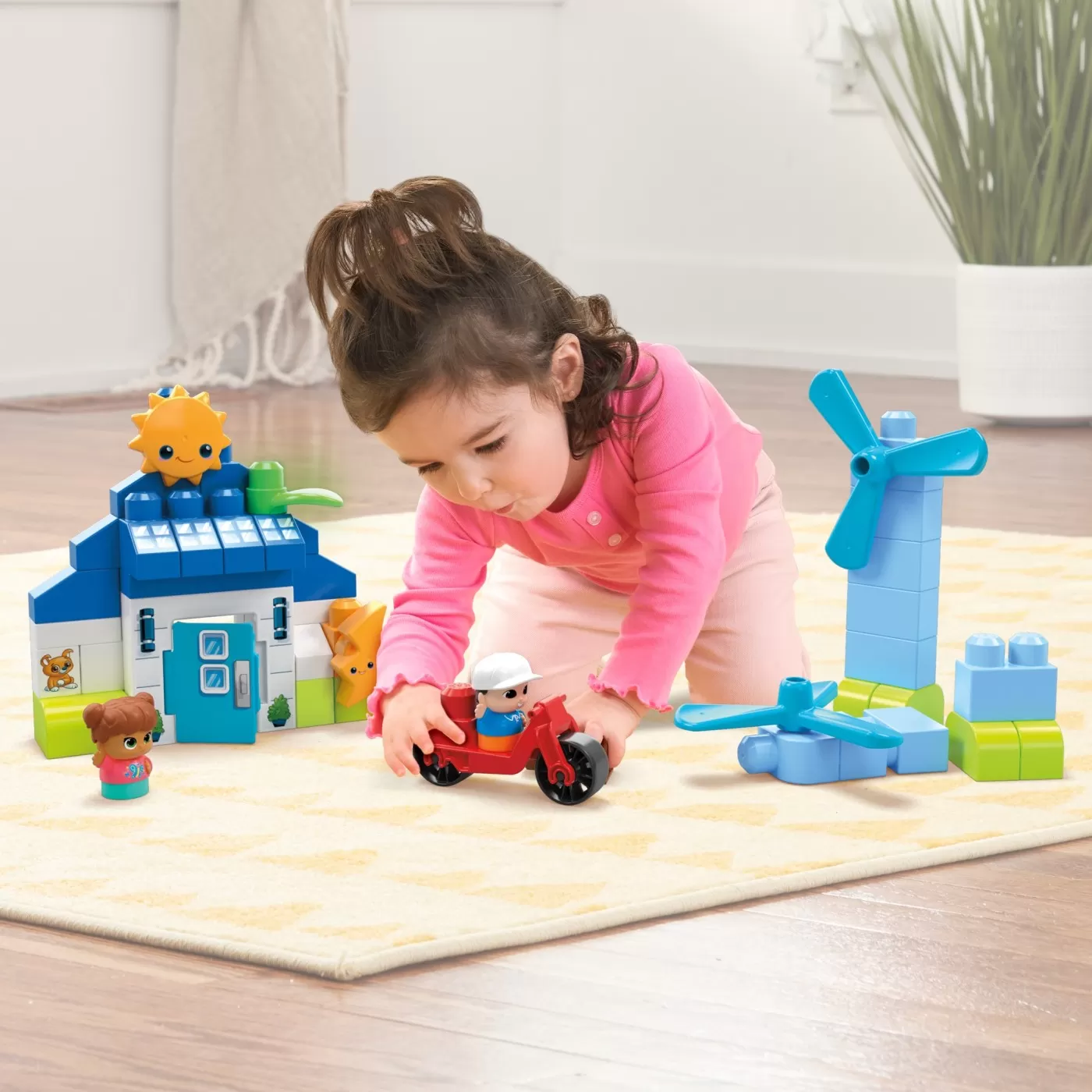 Mega bloks set constructie 92 piese, varsta de la 1 an la 3 ani [3]