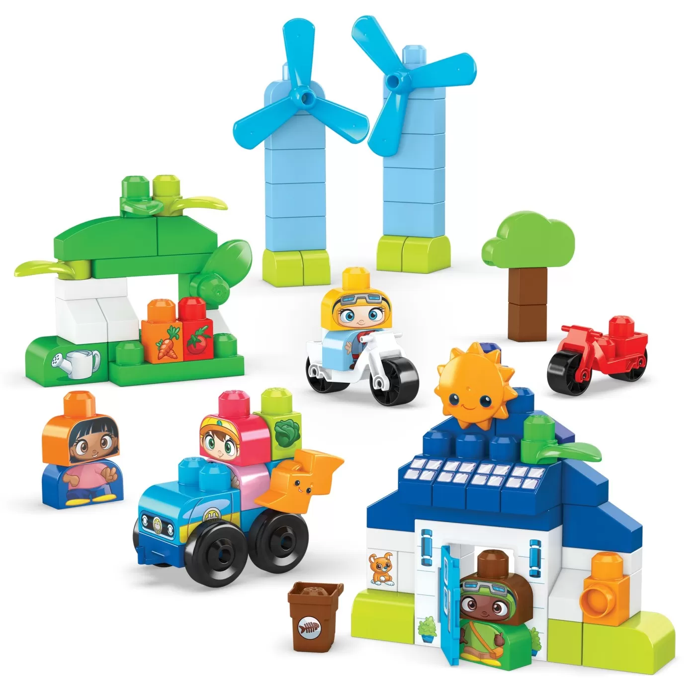 Mega bloks set constructie 92 piese, varsta de la 1 an la 3 ani [4]