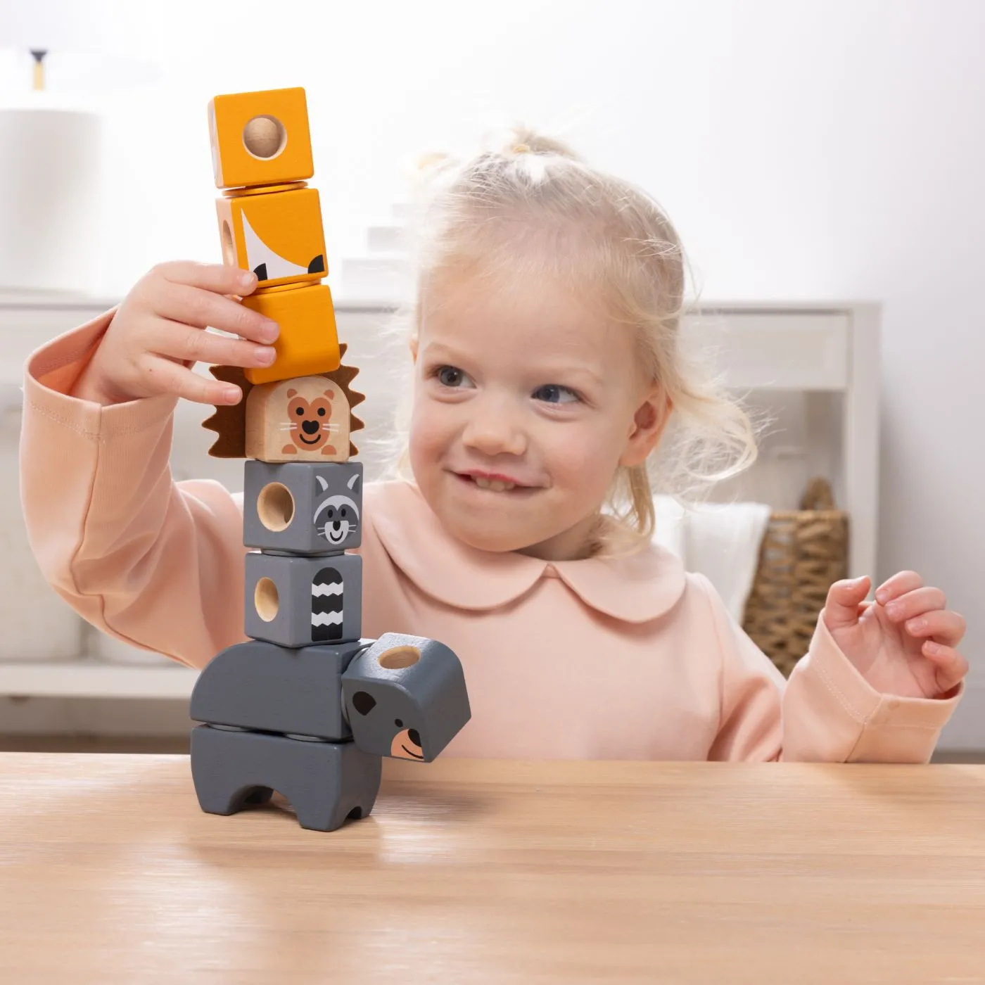 Melissa and doug set de constructie din lemn prietenii padurii, copii varsta 2 ani pana la 6 ani [3]