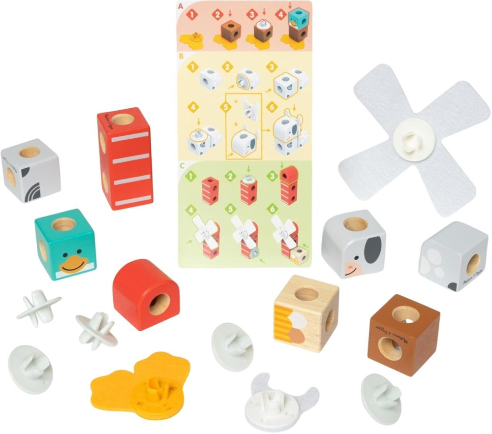 Melissa and doug set de constructie prietenii de la ferma copii varsta 2 ani - 6 ani [2]
