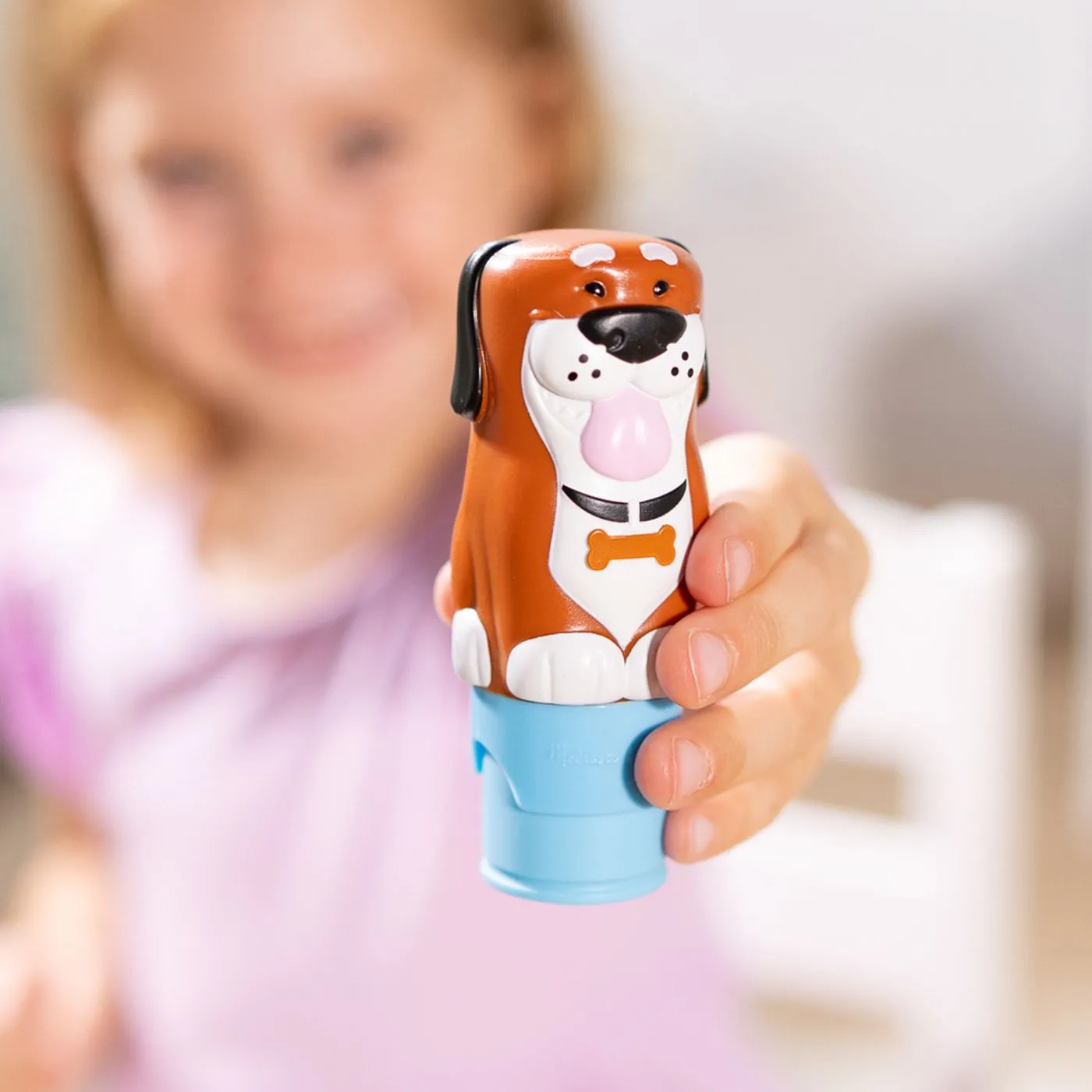 Melissa and doug set de joaca autocolante si stampila cu catelus reincarcabila, copii 3 ani-7 ani [5]