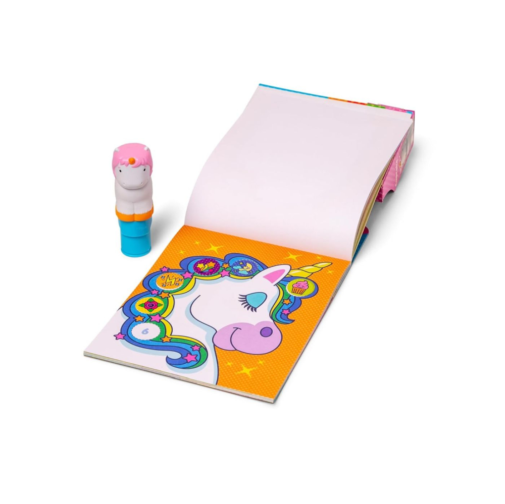 Melissa and doug sticker wow set de joaca autocolante si stampila unicorn copii 3 ani - 11 ani [11]