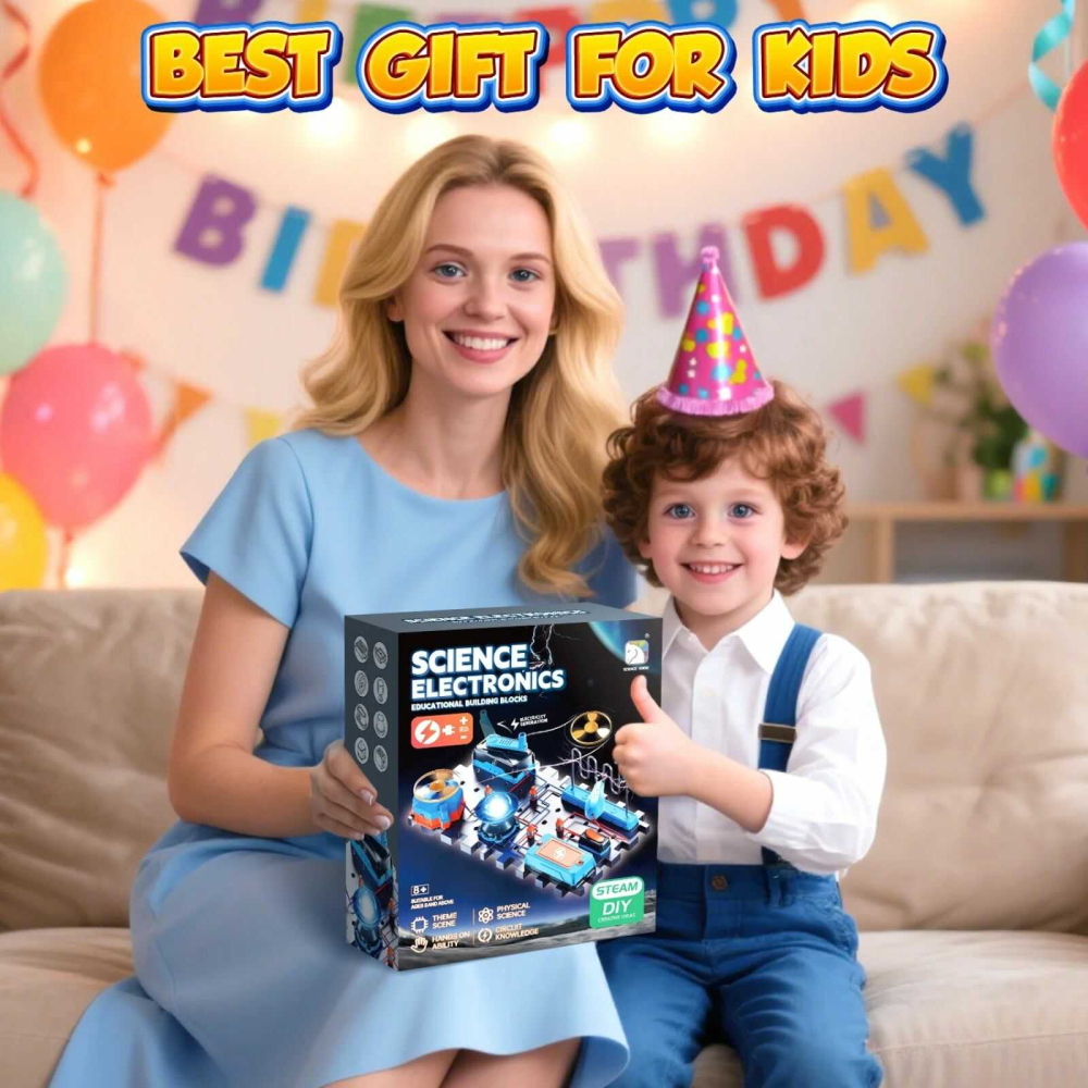 Set STEM electrician copii 8 ani+, Little Electrical Engineer, circuite electrice [6]